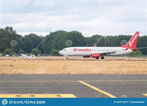 corendon airlines boeing   jet   airport  muenster