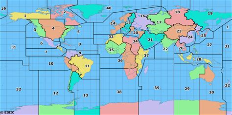 ham radio regions map