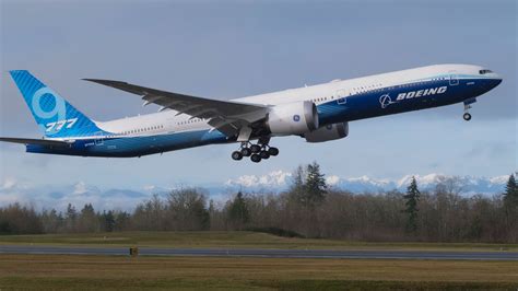 boeing    worlds biggest passenger planes completes test flight world news sky news