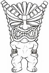 Tiki Man Tattoo Drawing Hawaiian Money Tattoos Deviantart Mask Metacharis Designs Coloring Drawings Pages Maori Carving Faces Guys Wood Totem sketch template
