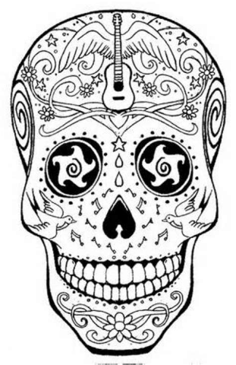 skull coloring pages  teenagers coloring pages