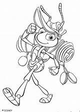 Coloring Pages Bugs Kids Disney Life Camping Go Cartoon Characters sketch template