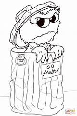 Oscar Coloring Grouch Pages Drawing Grumpy Template Print Printable Comments Getdrawings sketch template
