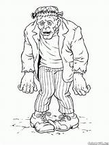 Frankenstein Monstros Marinhos Desenho sketch template