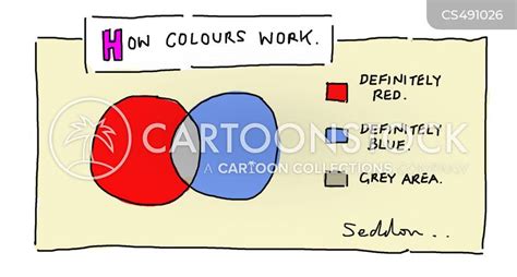 mixing colors venn diagram cartoons  comics funny pictures  cartoonstock