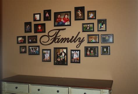 family picture frame wall ideas