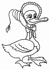 Goose Mother Coloring Pages Clipart Baby Printable Duck Clip Cliparts Library Coloriage Drawing Nursery Popular Categories Coloringhome Rhymes Color Supercoloring sketch template