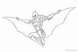 Batgirl Drawing Coloring Pages Hand Kids Printable sketch template