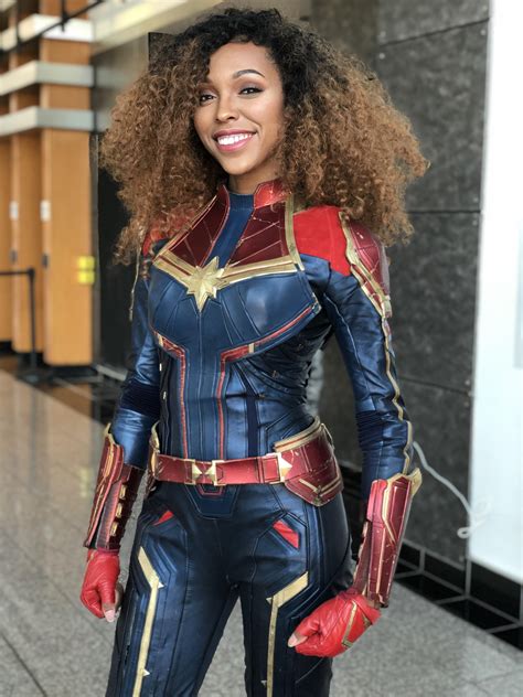 I Wore My Captain Marvel Cosplay With Big Hair This Time