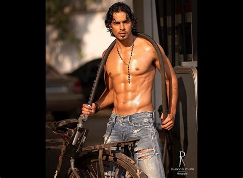 Shirtless Bollywood Men Dino Morea Ripped In Ripped Jeans
