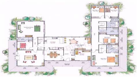 house plans  shaped floor plan  description youtube