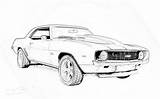 Coloring Pages Cars Camaro Car Printable Chevy Muscle Adult Sheets Cool Kids Drawings Old Color Print Awesome Colouring Ss School sketch template