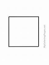 Coloring Square Pages Shapes Dot Educational Print sketch template