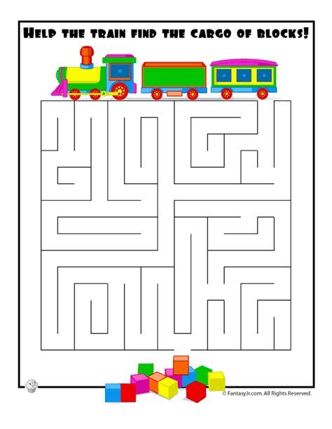 easy train maze woo jr kids activities childrens publishing