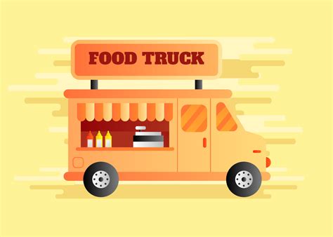 food truck vector illustration  vector art  vecteezy