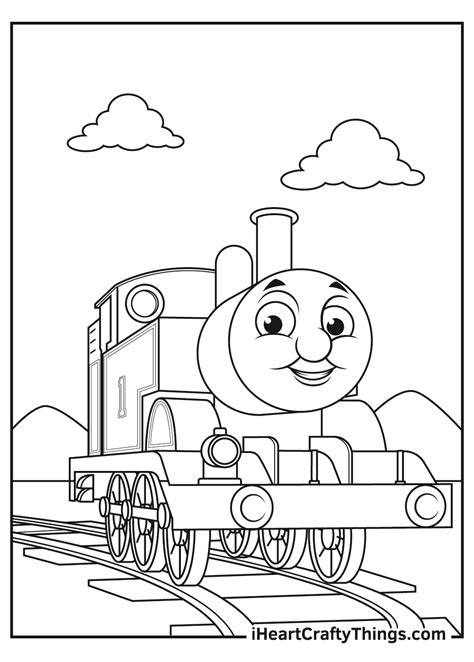 printable thomas  train coloring pages updated