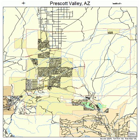 prescott valley arizona street map