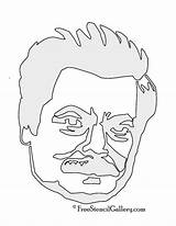 Ron Swanson sketch template