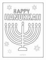 Hanukkah Coloringpage sketch template