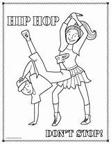 Hop Hiphop sketch template