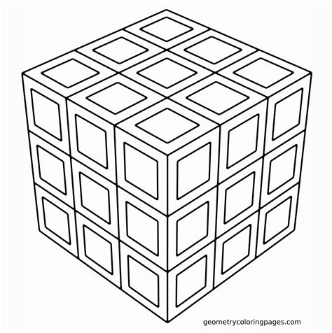 coloring pages  geometric shapes