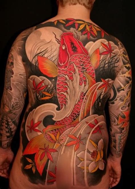 koi back piece irezumi ink tattoo tattooes