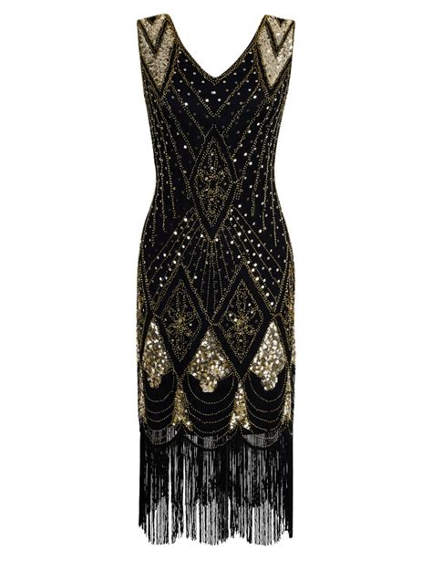 prettyguide women 1920s gatsby cocktail sequin art deco flapper dress