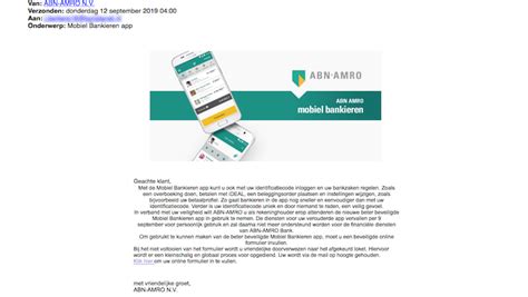 verwijder mail van abn amro  vernieuwde app opgelicht avrotros programma