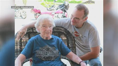 93 Year Old Woman Rides Harley For The First Time
