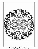 Coloring Pages Celtic Adults Printable Zendoodle Freebies Color Crafts Patterns Getcolorings Popular Mandala Craft Getdrawings Knots sketch template