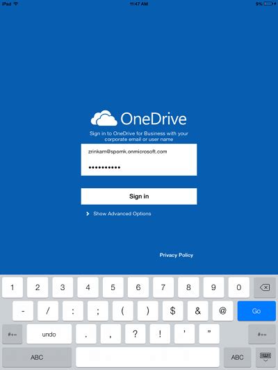 Introducing Onedrive For Business For Ios V1 2 Microsoft 365 Blog