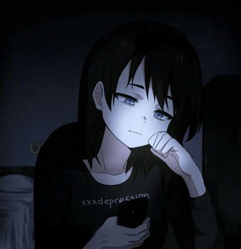 aesthetic anime sad pfp depressed anime girl wallpaper hd  otaku anidraw olivia burgmann