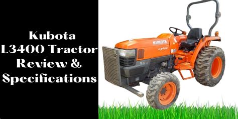 kubota  tractor review specification