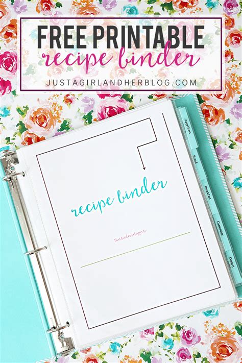 home tips  tricks  printable recipe binder