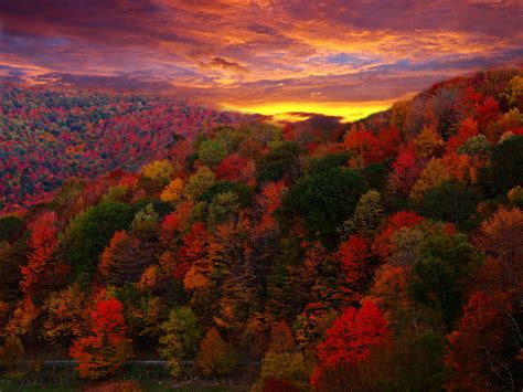 image autumn mountain scenes west virginia
