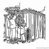 Sukkot Coloring Pages Succah Xcolorings 76k 662px Resolution Info Type  Size sketch template