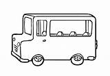 Para Colorear Dibujo Autobus Autobús Imágenes Grandes Descargar sketch template