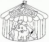 Circo Carpas Carpa Zirkus Kleurplaten Fichas Ninos Ingles Presentadores Março sketch template