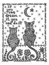 Coloring Pages Deborah Muller Dog Quote Cat Book Quotes Chubbymermaid sketch template