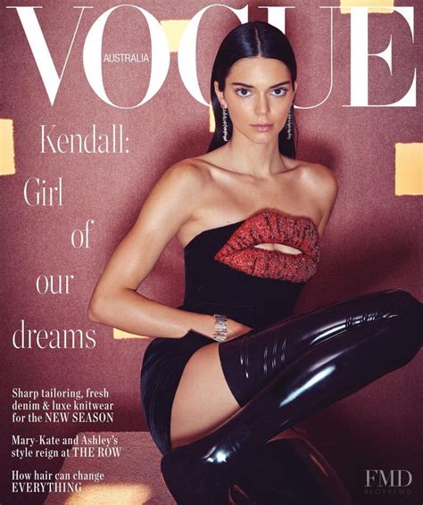 vogue cover with kendall jenner june 2019 of au based magazine vogue