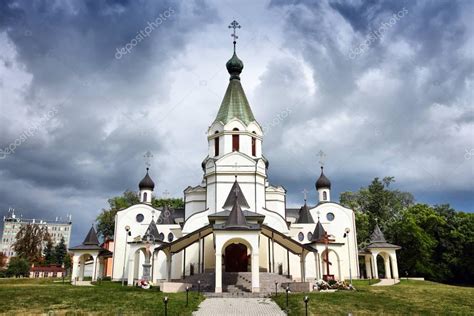 presov slovakia orthodox cathedral  st prince alexander nevsky stock photo  tupungato