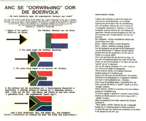 julle wil verstaan hoekom boereafrikaners die nuwe suid afrika se vlag en volkslied