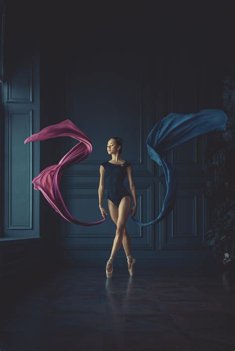 interesting photo   day ballet dancer  scarves