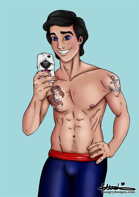Items Similar To Selfie Prince Eric A4 Art Print By Hungry
