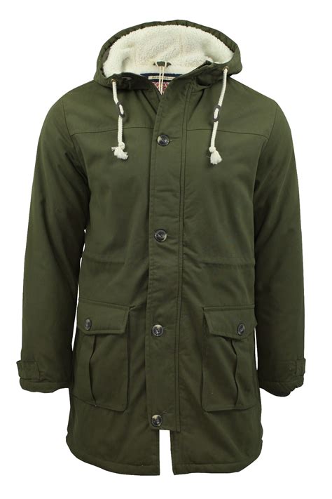 mens parka jacket tokyo laundry braxton fishtail snorkel hoodie hooded coat ebay