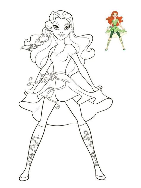 dc superhero girls coloring pages  day coloring pages