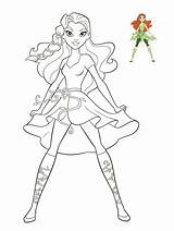 Coloring Super Girls Hero Dc Pages Superhero Ivy Poison Printable Colouring Wonder Print Girl Fortnite Search Heros Book Supergirl Choose sketch template