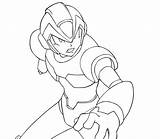 Megaman sketch template