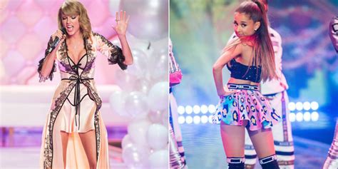 Victoria S Secret Show Taylor Swift And Ariana Grande Give The Angels