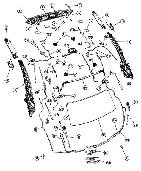 chrysler sebring convertible parts